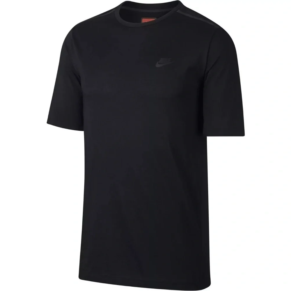 Nike Sportswear Men's Bonded Short Sleeve‎ Black Top (886191-010) - Size S